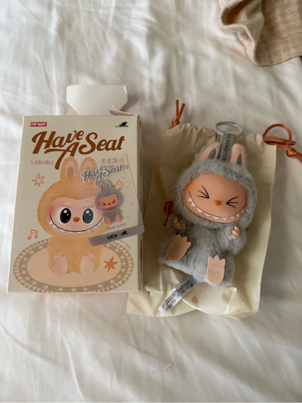 POP MART Labubu Have A Seat Plush - HeHe